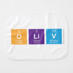 Oliv  Burp Cloth