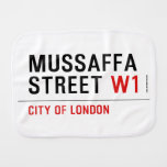Mussaffa Street  Burp Cloth