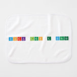 work less e cresce  Burp Cloth