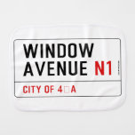 Window Avenue  Burp Cloth