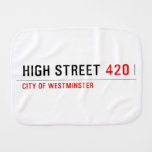 High Street  Burp Cloth