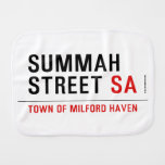 Summah Street  Burp Cloth