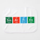 Smarties  Burp Cloth