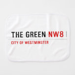 THE GREEN  Burp Cloth