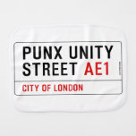 PuNX UNiTY Street  Burp Cloth