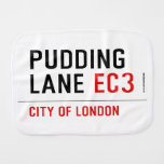 PUDDING LANE  Burp Cloth
