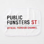 public funsters  Burp Cloth