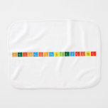 PeriodicTableWriter  Burp Cloth