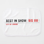 Best In Show   Burp Cloth