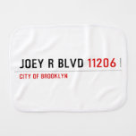 JOEY R BLVD  Burp Cloth
