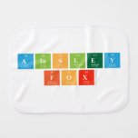 Ainsley
 Fox  Burp Cloth