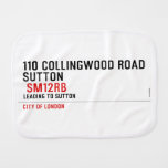 110 collingwood road  Sutton    Burp Cloth
