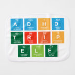 ADHD
 TRIP
 ele  Burp Cloth