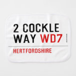 2 Cockle Way  Burp Cloth