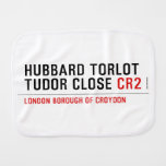 Hubbard Torlot Tudor Close  Burp Cloth