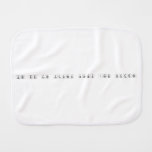 uno de los peores lugares jamas creados  Burp Cloth