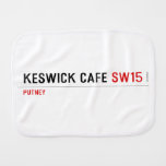 Keswick Cafe  Burp Cloth