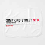 Simpkins Street  Burp Cloth
