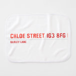 chloe Street  Burp Cloth