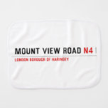 MOUNT VIEW ROAD  Burp Cloth