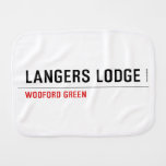 LANGERS LODGE  Burp Cloth