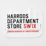 HARRODS DEPARTMENT STORE  Burp Cloth