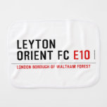 LEYTON ORIENT FC  Burp Cloth