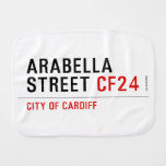 Arabella Street  Burp Cloth