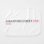 Stratford Street  Burp Cloth