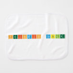 Periodic Table  Burp Cloth