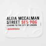 Aleia Mccalman Street  Burp Cloth