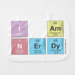 I AM
 N|erdy  Burp Cloth