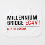 millennium bridge  Burp Cloth
