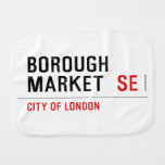 Borough  Market   Burp Cloth
