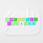 Chemistry 
 Rocks!!  Burp Cloth