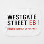 Westgate street  Burp Cloth