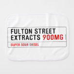 Fulton street Extracts  Burp Cloth