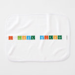 I love Science   Burp Cloth