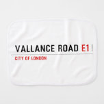 vallance road  Burp Cloth