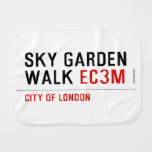 sky garden walk  Burp Cloth