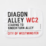 Diagon  Alley  Burp Cloth