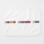 Happy Birthday James   Burp Cloth