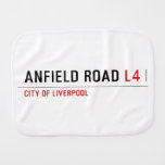 Anfield road  Burp Cloth