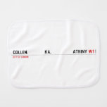 COLLEN.             KA.                 ATHINY  Burp Cloth