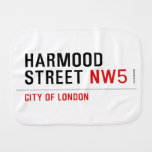 Harmood  Street  Burp Cloth