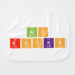 ALC 
 Rocks  Burp Cloth