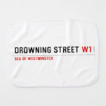 Drowning street  Burp Cloth