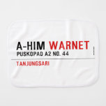 A-HIM  Burp Cloth