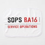 SOPS  Burp Cloth