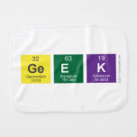 Geek  Burp Cloth